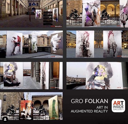 Gro Folkan Art in Augmented Reality Art Inside gallery Artebinaria